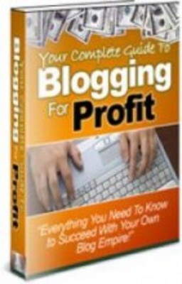 Product picture Blogging For Profit PLR